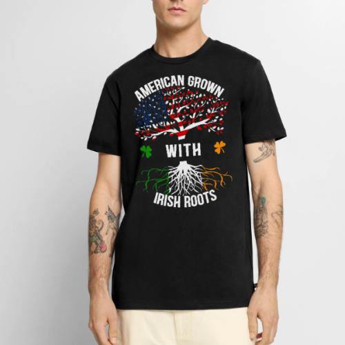 American Grown with Irish Roots - Men's Premium T-Shirt
