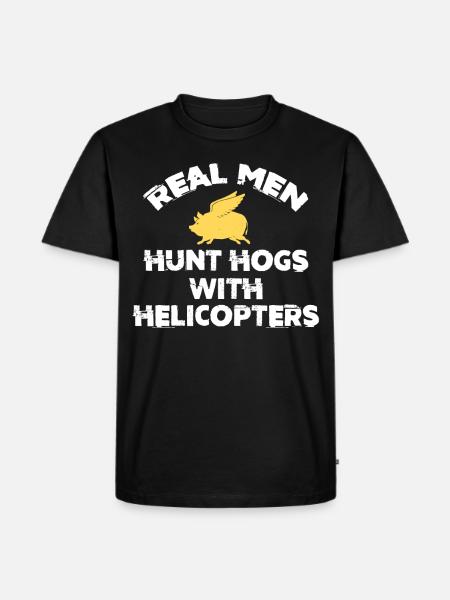Hog Hunting, boar hunter - Men's Premium T-Shirt - black