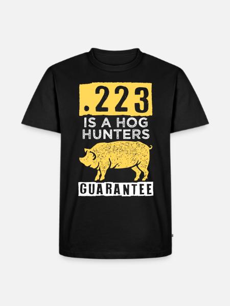 Hog Hunting, boar hunter - Men's Premium T-Shirt - black