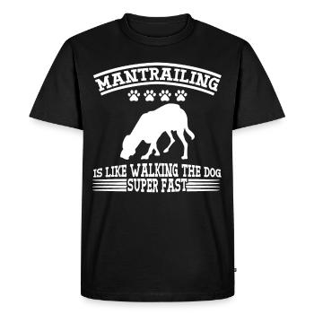 Mantrailing Mantrailer Dogs Dog - Men's Premium T-Shirt - black - Front - Nico (187cm)