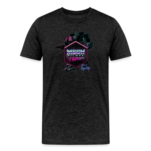 Mech Pilots United - Neon - Men's Premium T-Shirt