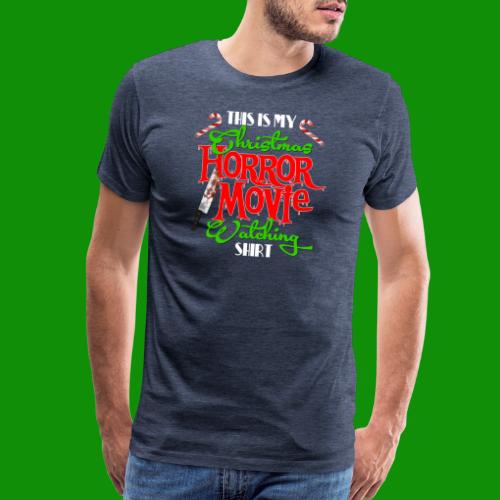 Christmas Horrow Movie Watching Shirt - Men's Premium T-Shirt