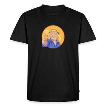 phil harding time merch - Men's Premium T-Shirt - black - Front - Nico (187cm)