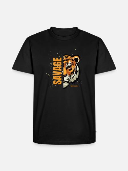 tiger - Men's Premium T-Shirt - black
