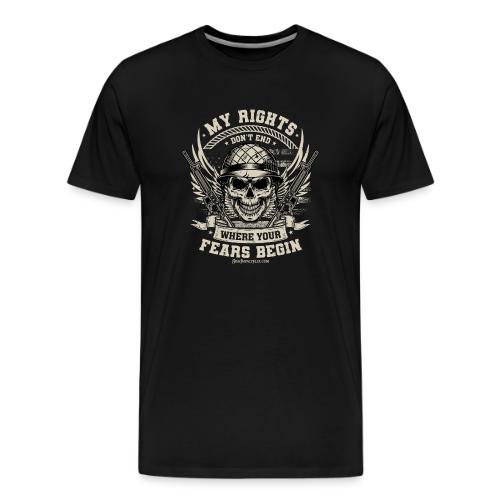 My Rights Don't End Where Your Fears Begin - Men's Premium T-Shirt
