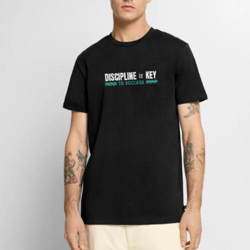 Discipline is Key to Success - Success Factors - Men's Premium T-Shirt