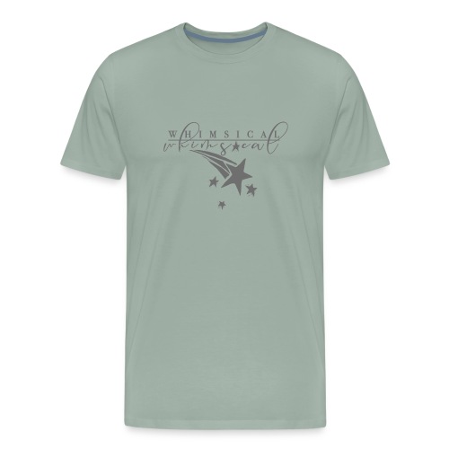 Whimsical - Shooting Star - Grey - Men's Premium T-Shirt