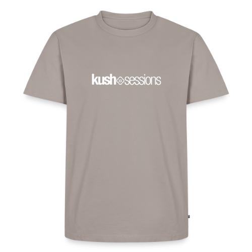 KushSessions (white logo) - Men's Premium T-Shirt