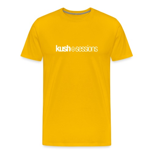 KushSessions (white logo) - Men's Premium T-Shirt