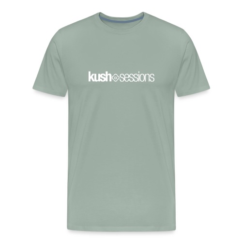 KushSessions (white logo) - Men's Premium T-Shirt
