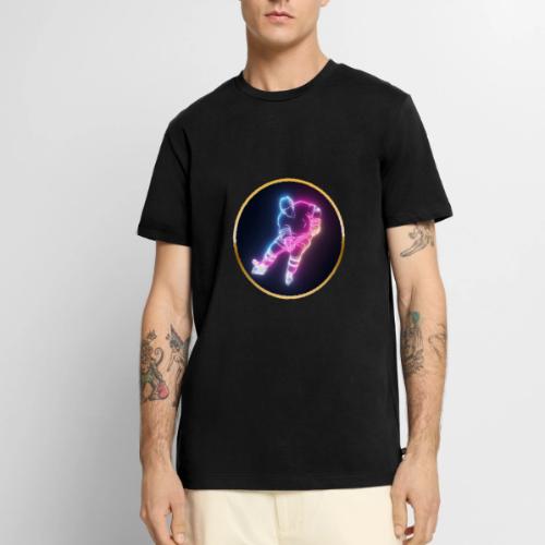 Hockey: Neon Ice Striker - Men's Premium T-Shirt