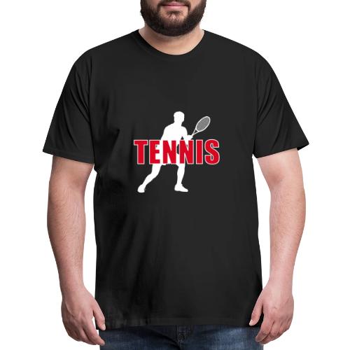 Red Court Tennis - Men's Premium T-Shirt