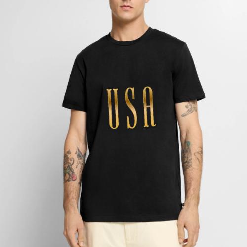 USA Gold Monolith - Men's Premium T-Shirt