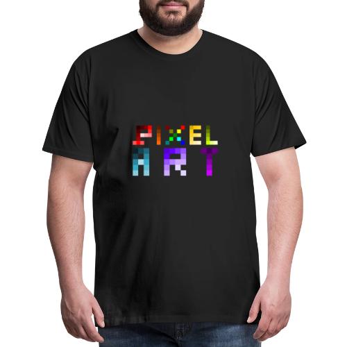 Pixel Art Spectrum - Men's Premium T-Shirt