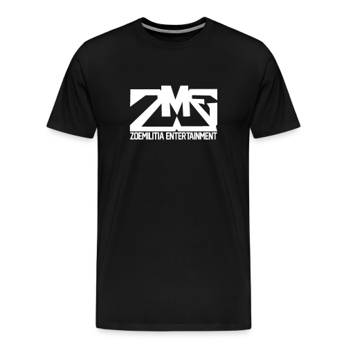 Zoe logo white - Men's Premium T-Shirt
