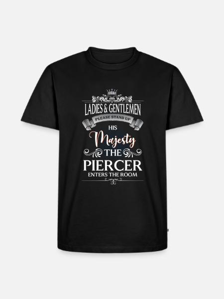 Piercing Body Jewelry Ring - Men's Premium T-Shirt - black