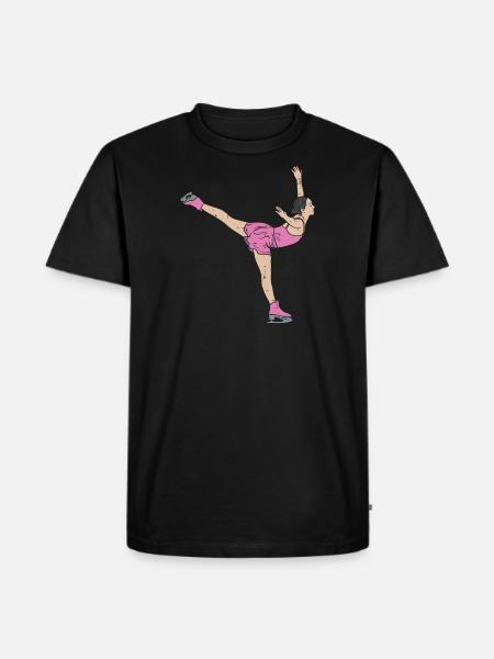 Figure Skating - Men's Premium T-Shirt - black