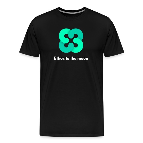 ETHOS - BITQUENCE - To The Moon Classic - White - Men's Premium T-Shirt