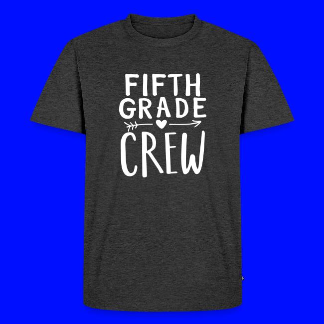 Fifth Grade Crew Heart Teacher T-Shirts