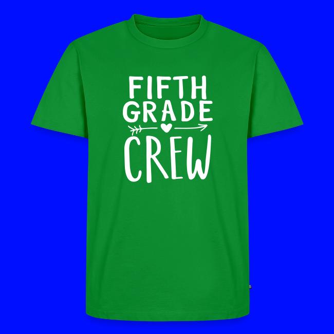 Fifth Grade Crew Heart Teacher T-Shirts