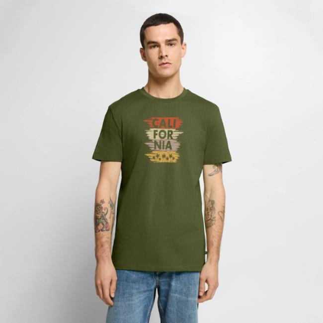 California with palm trees design