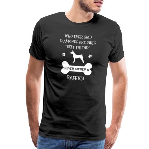 My Best Friend Is Basenji Cool Gift - Men's Premium T-Shirt