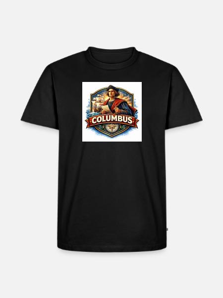 Seafaring Explorer Crest - Men's Premium T-Shirt - black