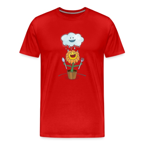 Cloud & Flower - Best friends forever - Men's Premium T-Shirt