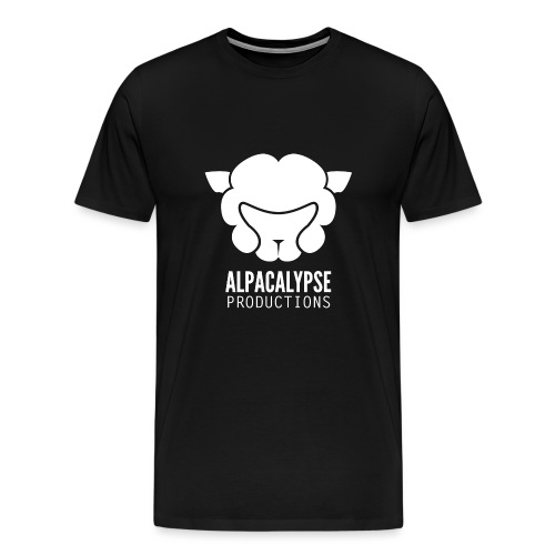 Alpaca White Logo - Men's Premium T-Shirt