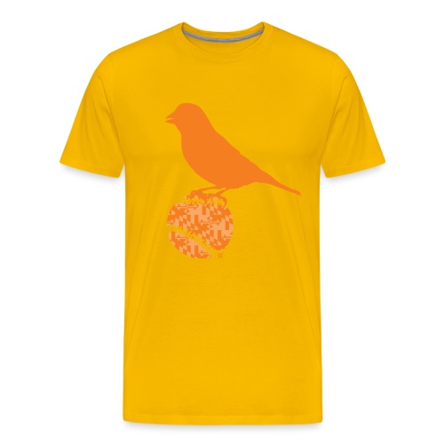 OrioleFlagonBlack - Men's Premium T-Shirt