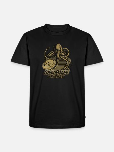 Ultimate Frisbee Octopus - Men's Premium T-Shirt - black