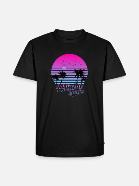 Miami Beach - Men's Premium T-Shirt - black