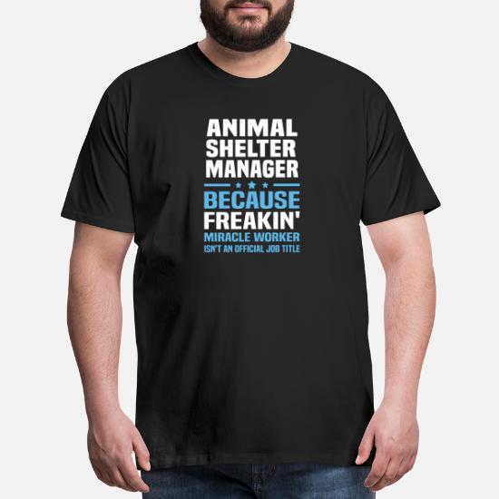 Animal Shelter Manager' Men's Premium T-Shirt | Spreadshirt