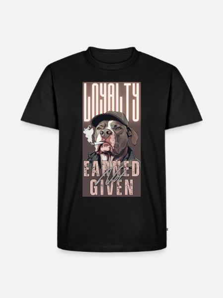Loyalty Earned Not Given - Men's Premium T-Shirt - black