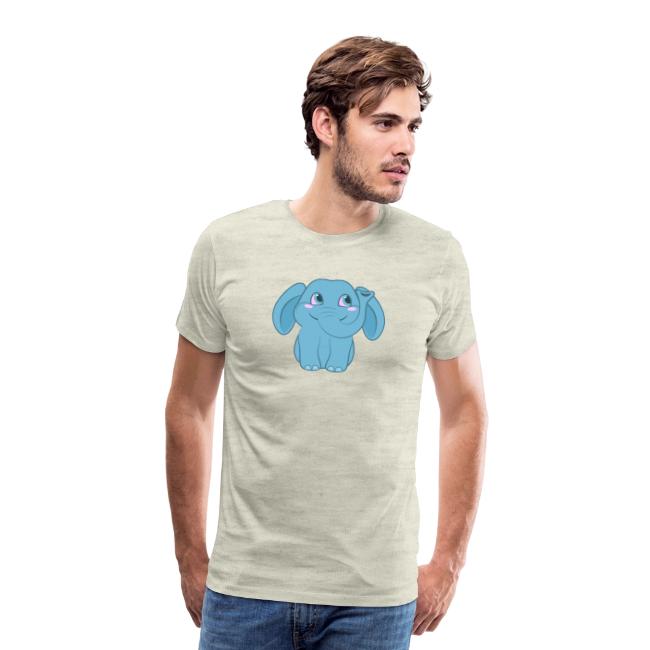 Baby Elephant Happy and Smiling