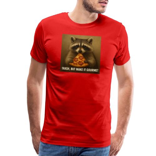 Gourmet Pizza Raccoon - Men's Premium T-Shirt