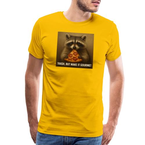 Gourmet Pizza Raccoon - Men's Premium T-Shirt