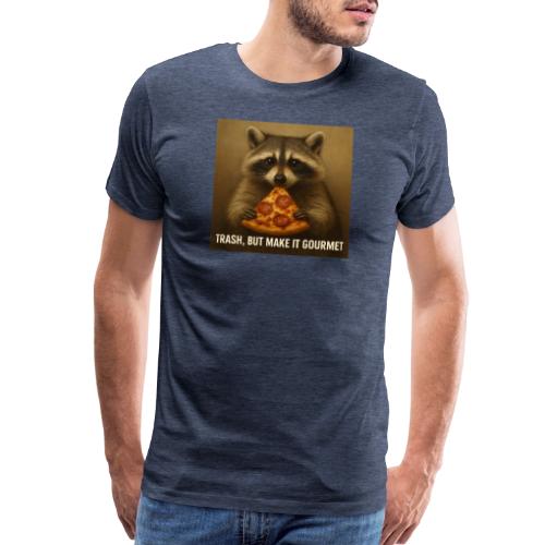 Gourmet Pizza Raccoon - Men's Premium T-Shirt