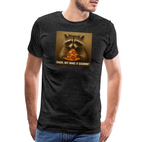 Gourmet Pizza Raccoon - Men's Premium T-Shirt