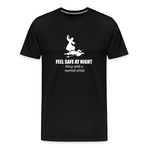 Feel safe female rapier - Men's Premium T-Shirt