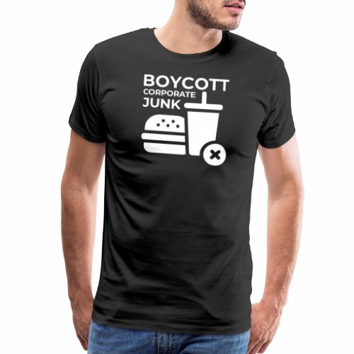 Boycott corporate junk - Men's Premium T-Shirt