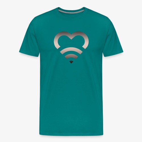 I Heart Wifi IPhone Case - Men's Premium T-Shirt