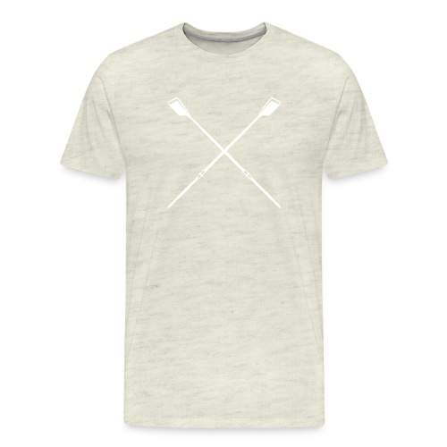 ROW crew oars design for crew team - Men's Premium T-Shirt