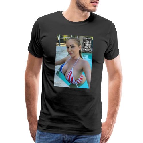 Mary Carey 4 Governor USA swimsuit - Men's Premium T-Shirt