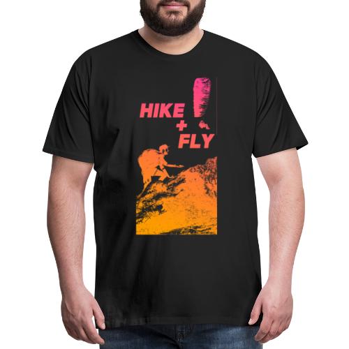 Hike Fly Paragliding - Men's Premium T-Shirt
