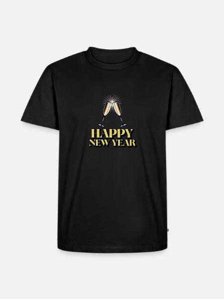 Happy New Year - Men's Premium T-Shirt - black