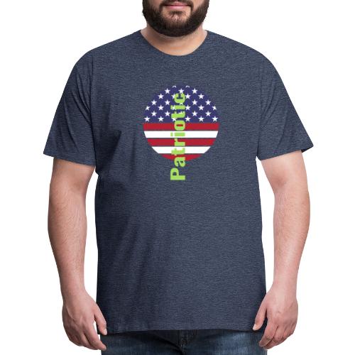Amerincan patriotic flag - Men's Premium T-Shirt