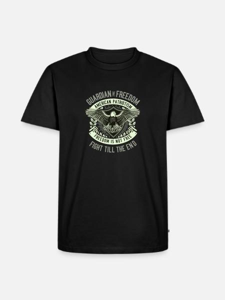 Guardian Of Freedom - Men's Premium T-Shirt - black
