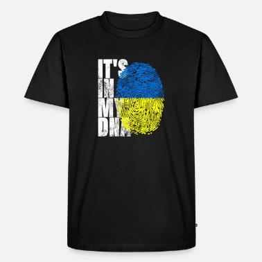 It's In My DNA Ukrainian Vyshyvanka Kozak Flag T-Shirt – Heritage Tee For Men, Women & Kids - View #3