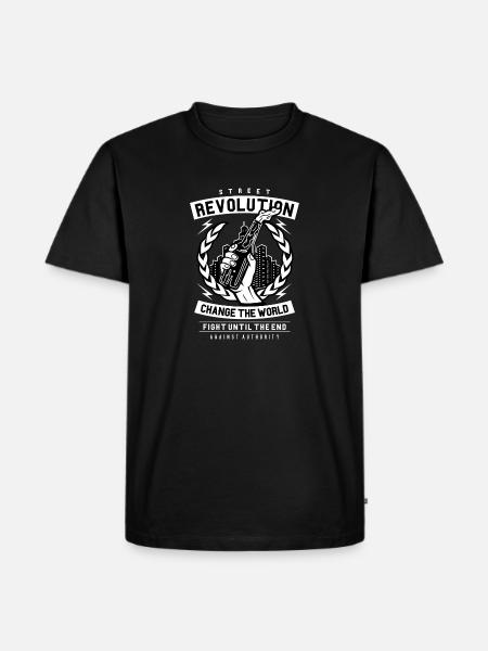 Street revolution - Men's Premium T-Shirt - black